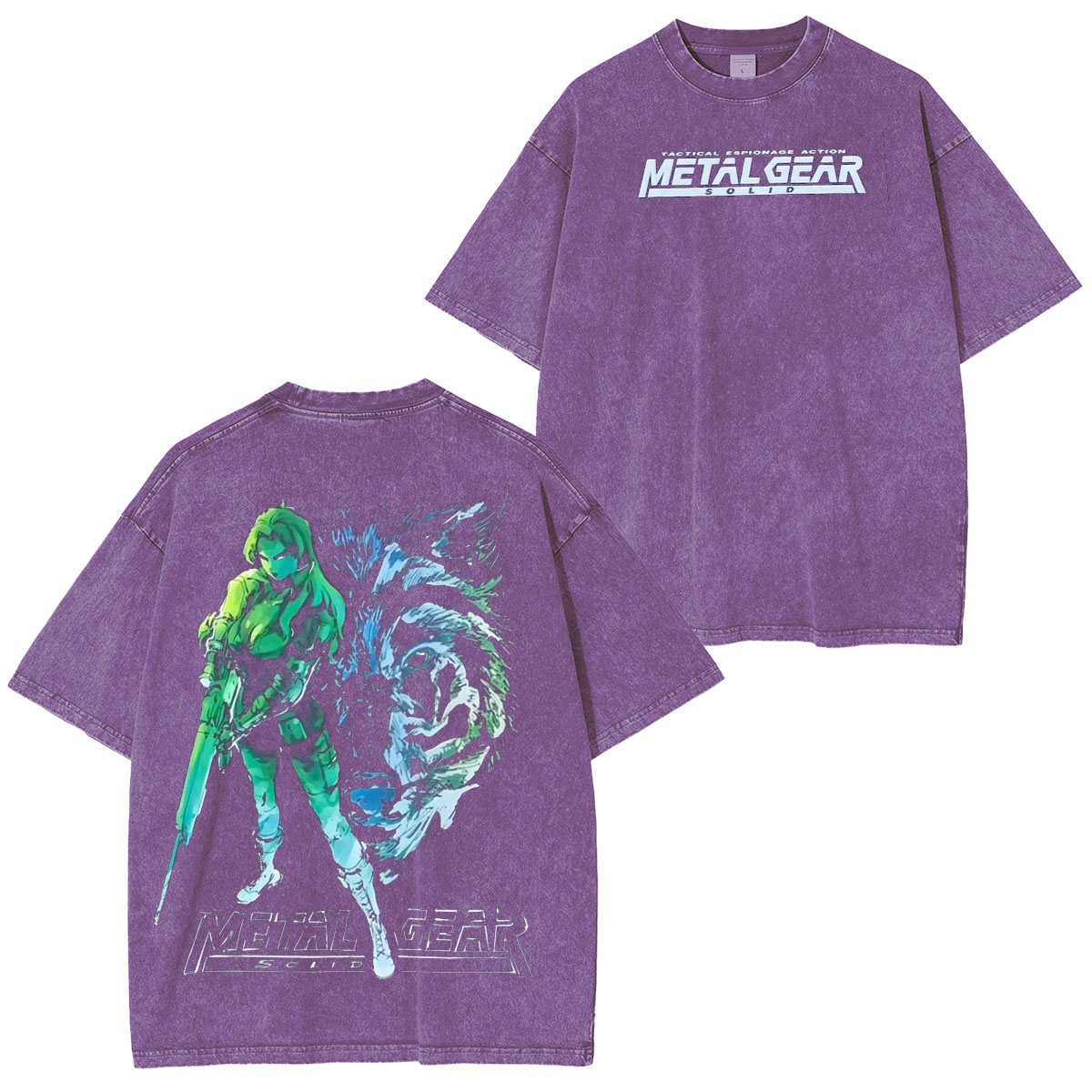 Legend Never Dies Metal Gear Boss Washed Unisex T-Shirt