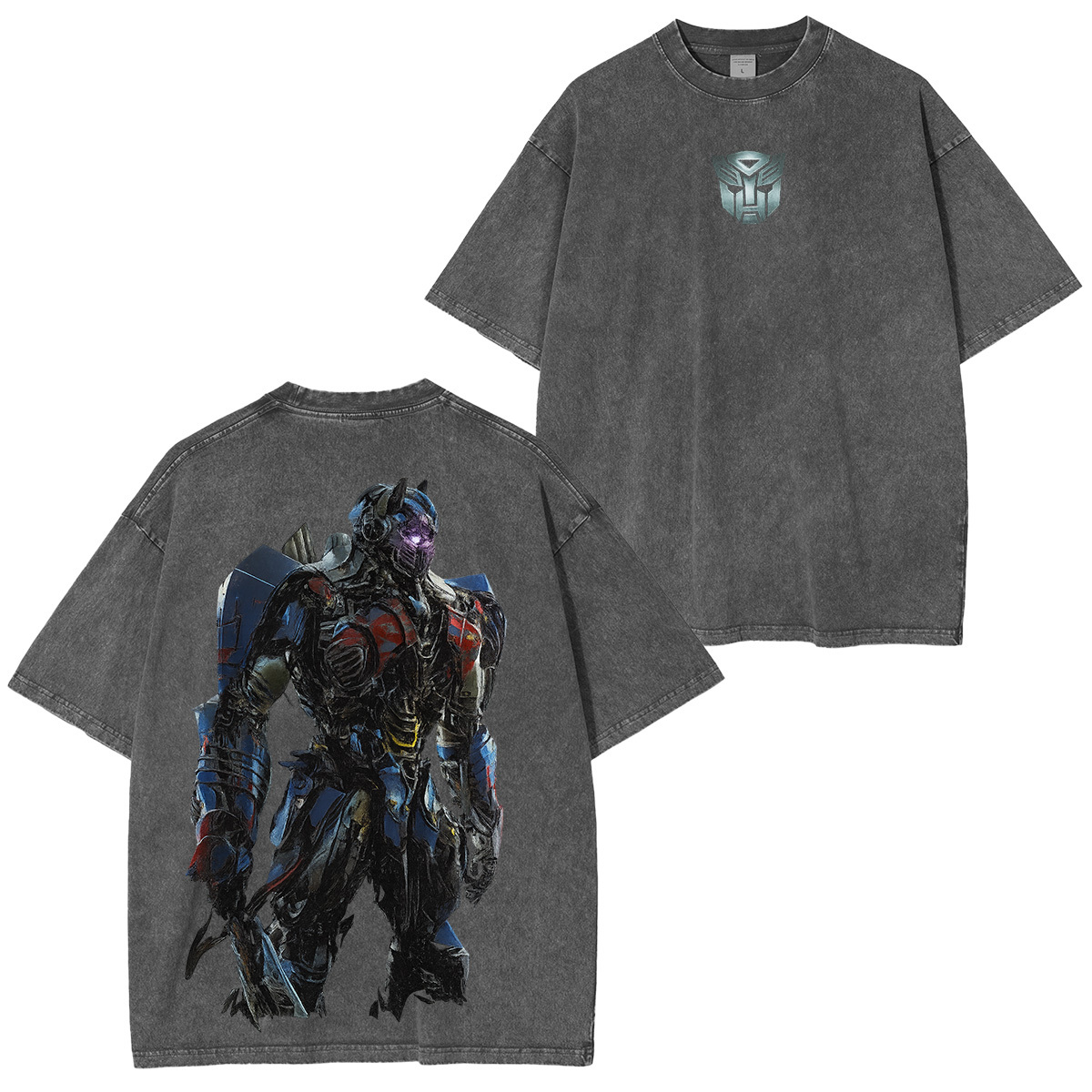 Optimus Prime in Transformers the last Knight Washed Unisex T-Shirt