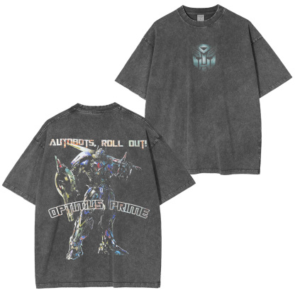 Optimus Prime Washed Unisex T-Shirt