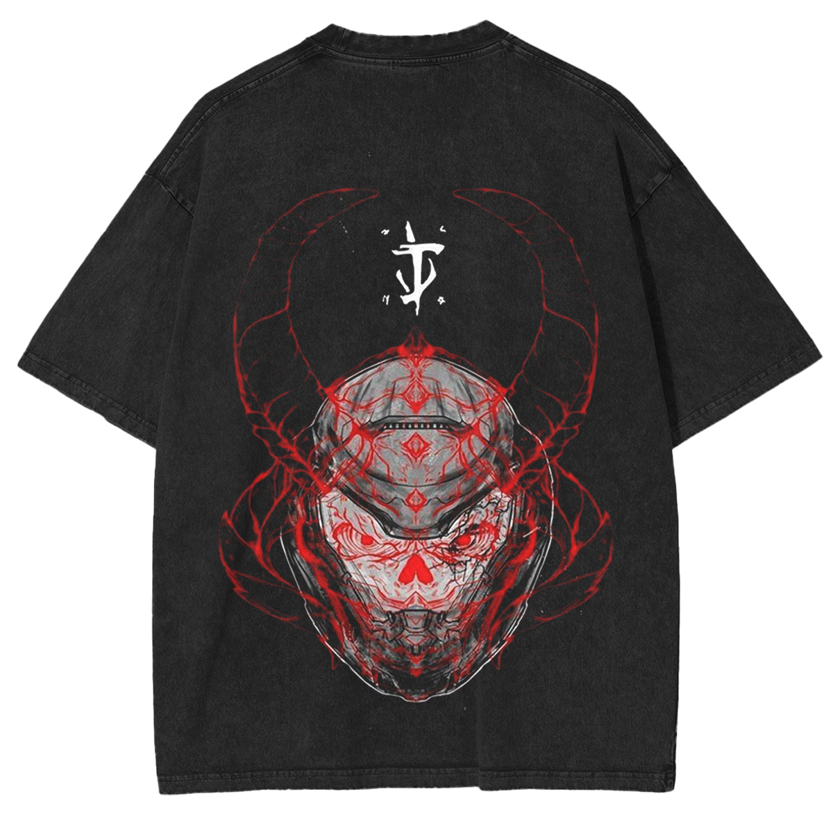 DOOM Tattoo Art Vintage Washed Unisex T-Shirt