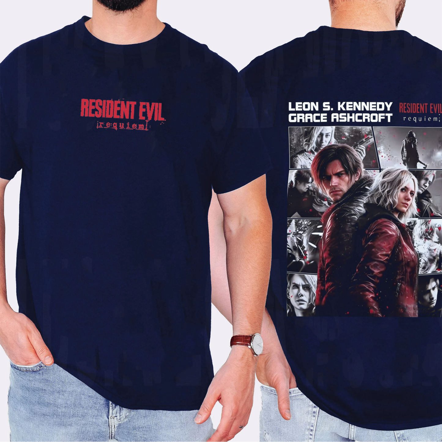 Re9 Graceashcroft And Leonkennedy Oversized T-shirt/Crewneck/Hoodie