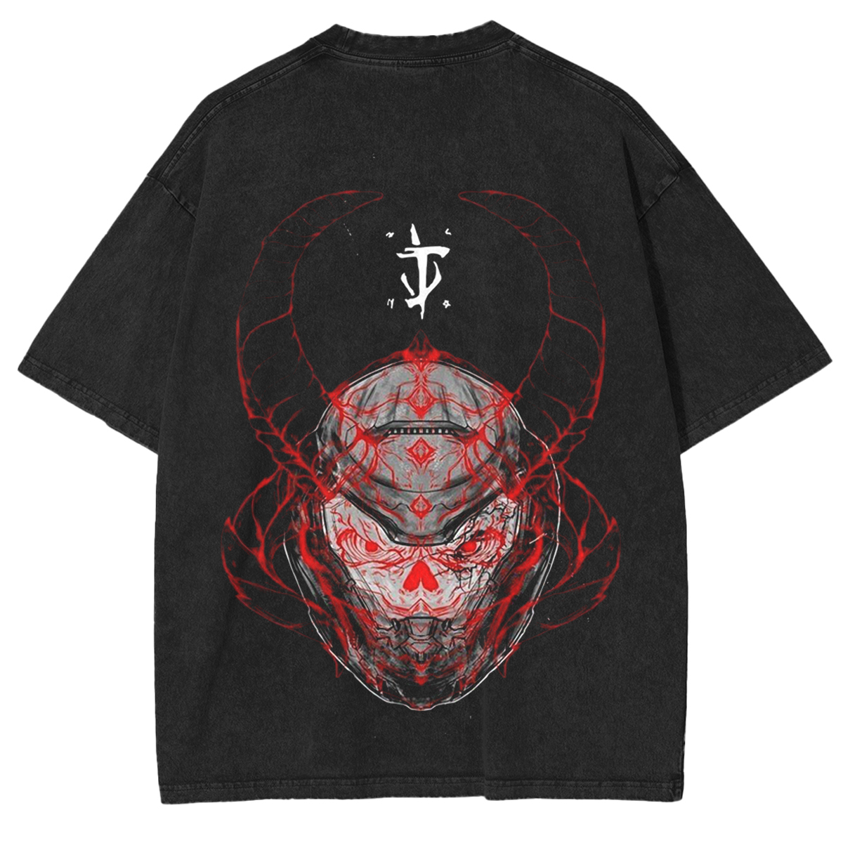 DOOM Tattoo Art Vintage Washed Unisex T-Shirt