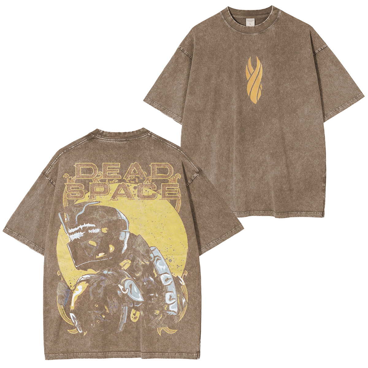 Retro The Dead Space Clothes Graphic Print T-Shirt