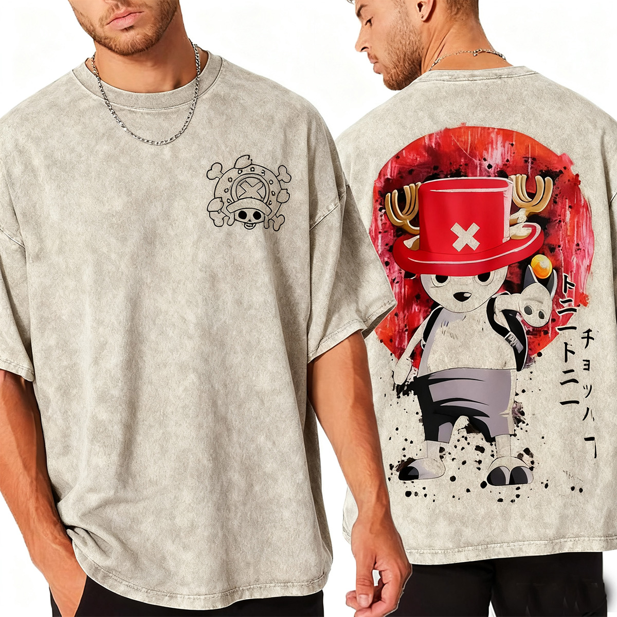 One Piece Chopper Washed Unisex T-Shirt