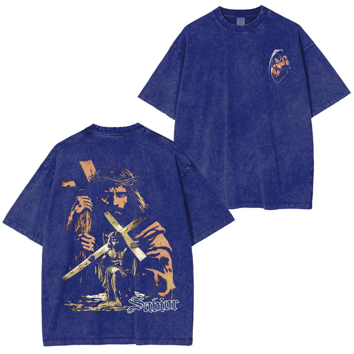 4 Trumpets, Barely Time, Repent and Find Jesus Vintage Washed T-shirt/Crewneck/Hoodie