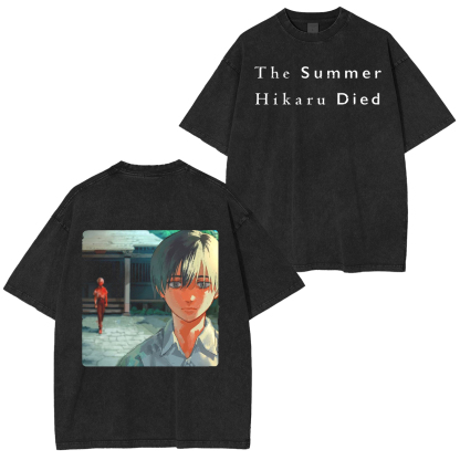 thesummerhikarudied:Hikaru and Yoshiki Official Art Double Retro Washed T-Shirt