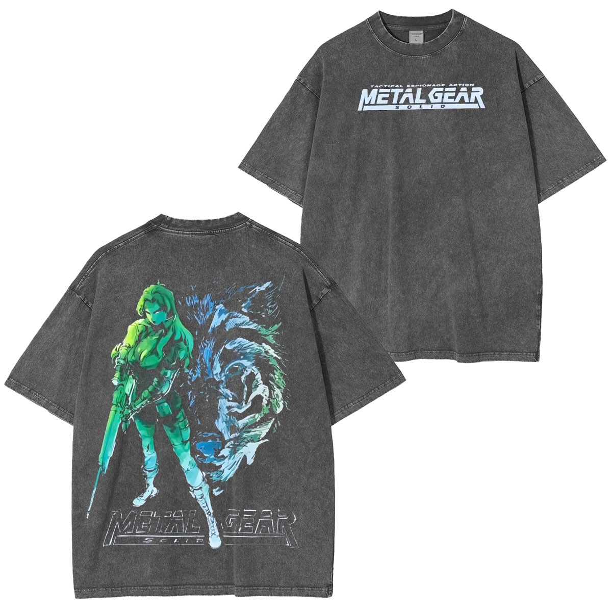 Legend Never Dies Metal Gear Boss Washed Unisex T-Shirt