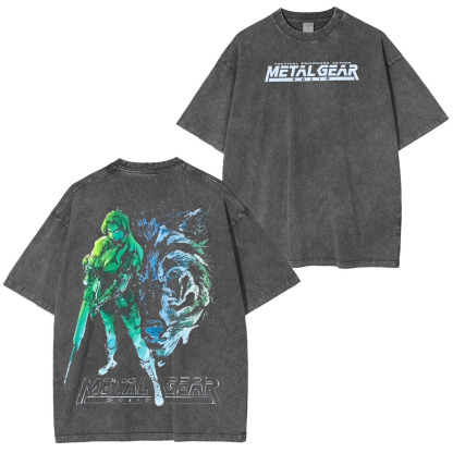 Legend Never Dies Metal Gear Boss Washed Unisex T-Shirt