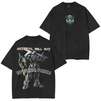 Optimus Prime Washed Unisex T-Shirt
