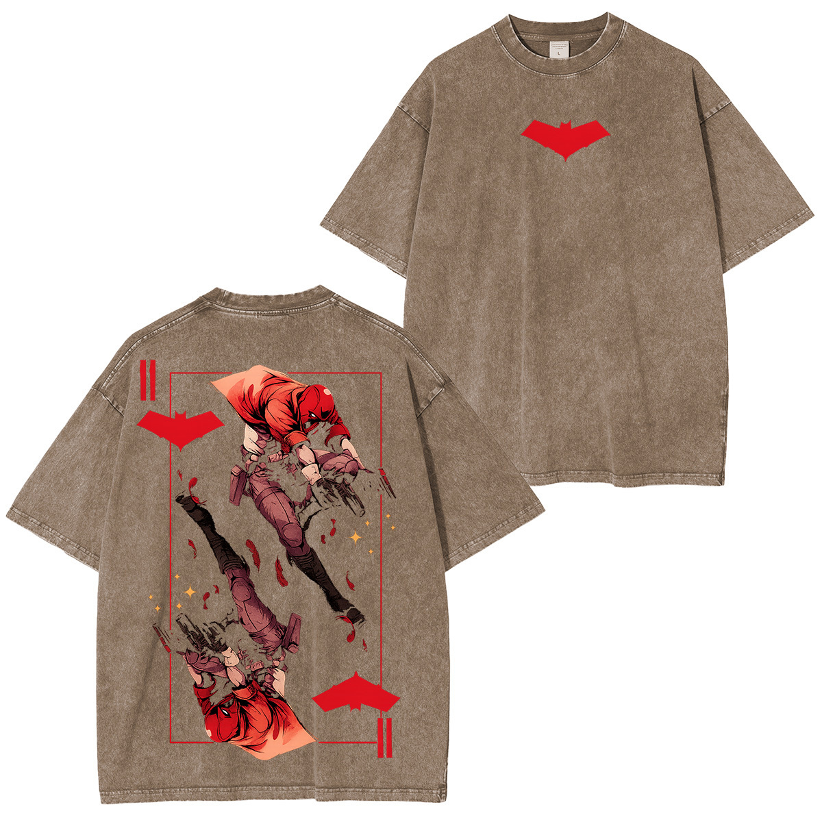 For the rebels & vigilantes ?C wear Red Washed Unisex T-Shirt