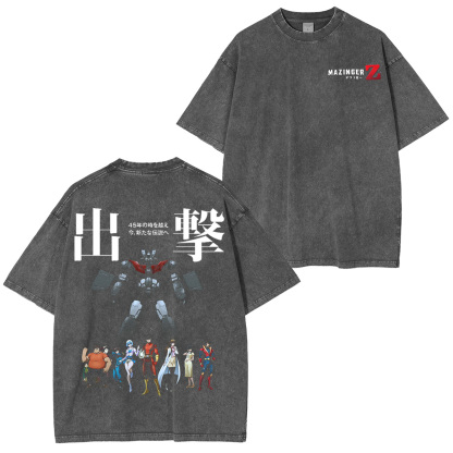 Mazinger-Z Washed T-shirt/Crewneck/Hoodie