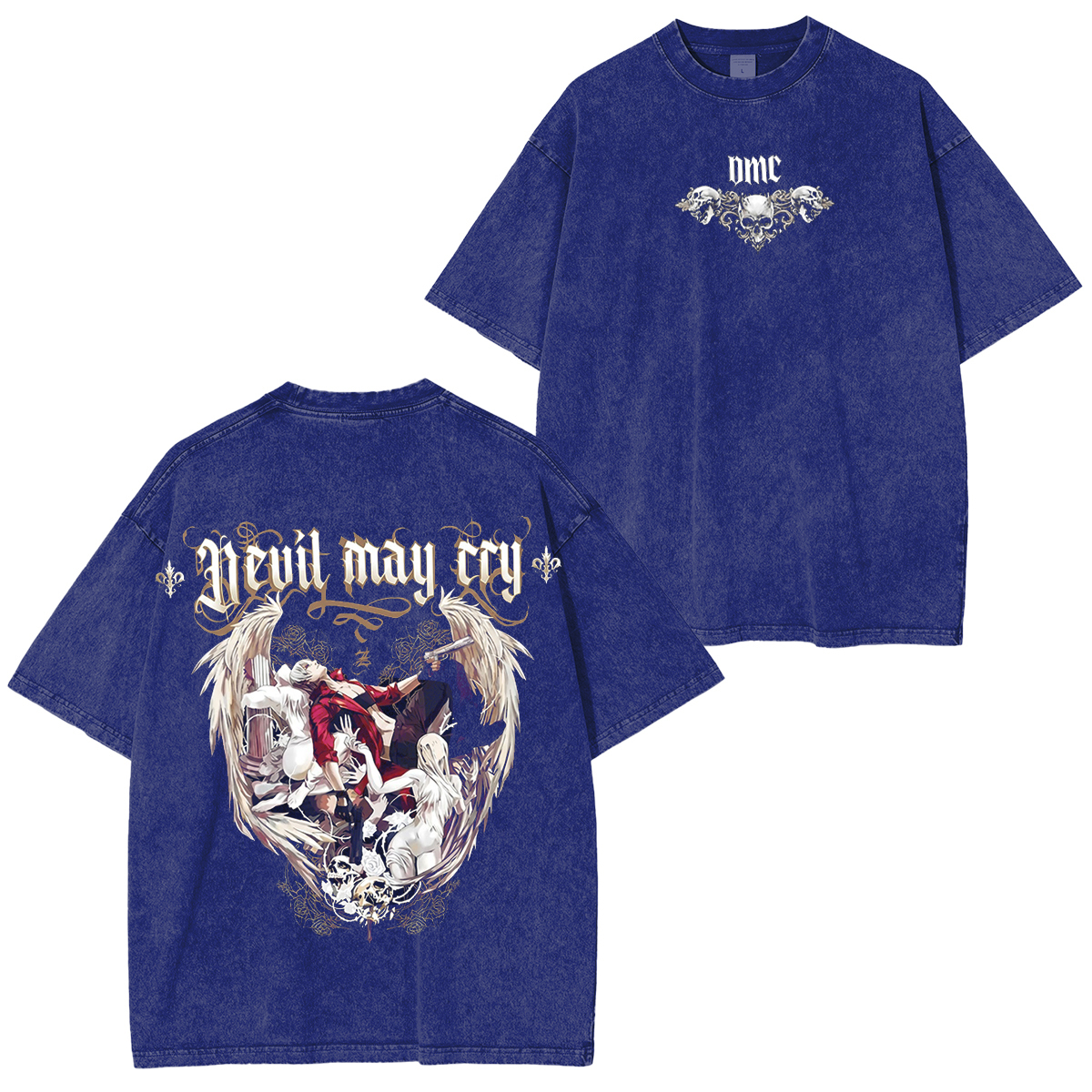 Dante Devil May Cry Vintage Unisex Washed T-Shirt