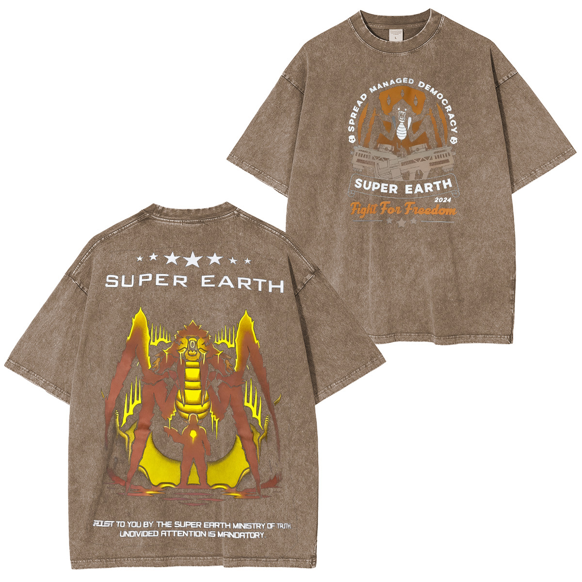 Helldivers 2 Washed Unisex T-Shirt