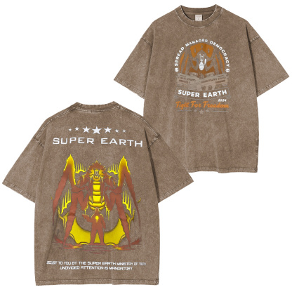 Helldivers 2 Washed Unisex T-Shirt