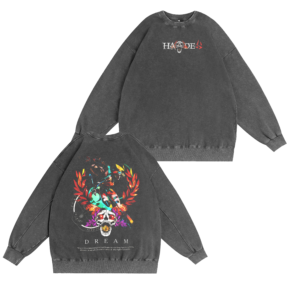 Myth, chaos and power all Hades II Vintage Washed T-shirt/Crewneck/Hoodie
