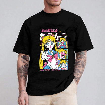 Sailor Moon Unisex Washed T-Shirt
