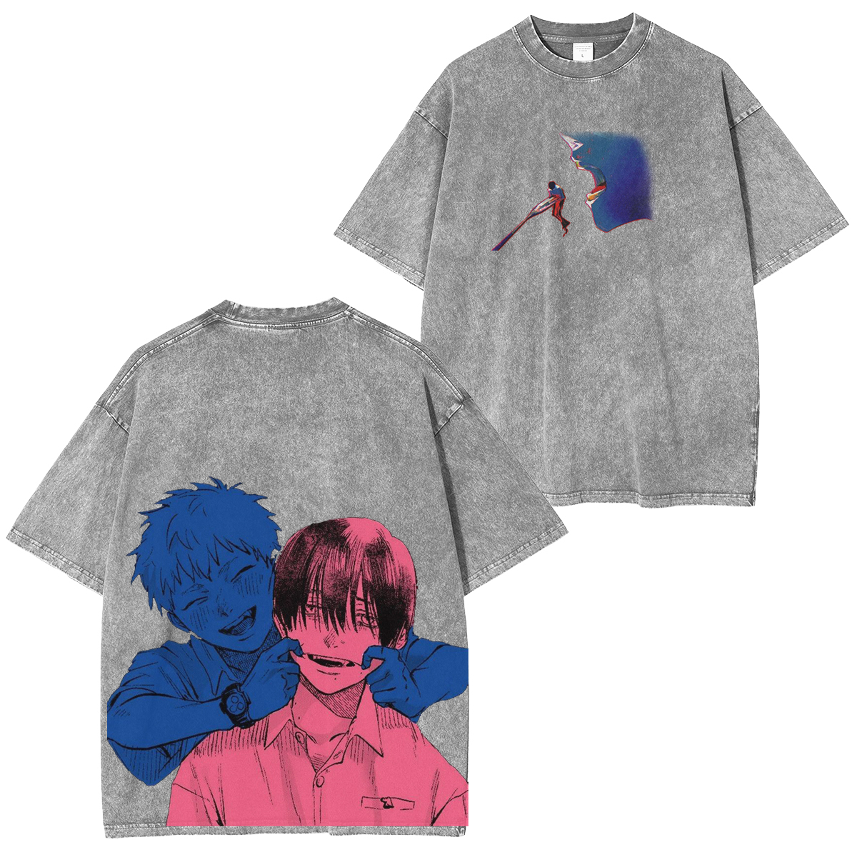 thesummerhikarudied:Hikaru and Yoshiki Official Art Double Retro Washed T-Shirt