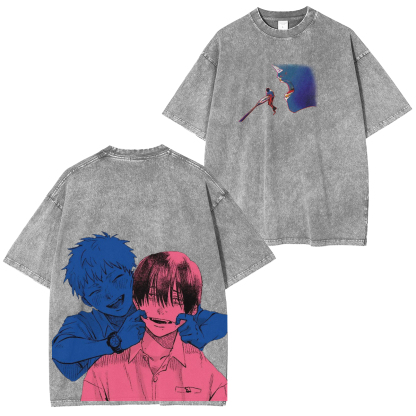 thesummerhikarudied:Hikaru and Yoshiki Official Art Double Retro Washed T-Shirt