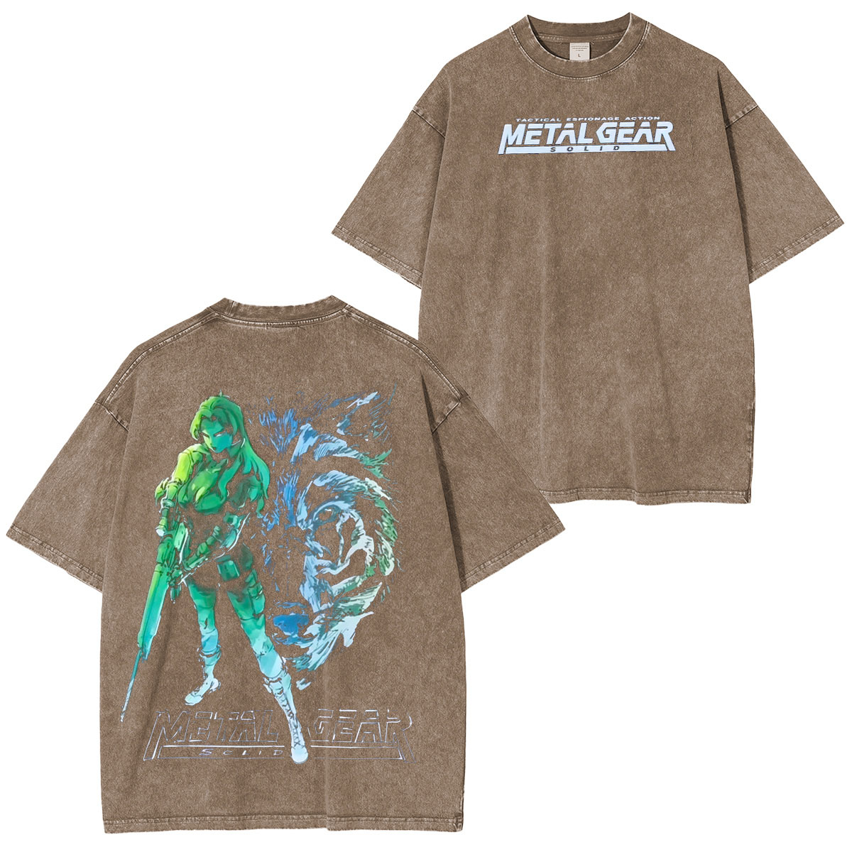 Legend Never Dies Metal Gear Boss Washed Unisex T-Shirt