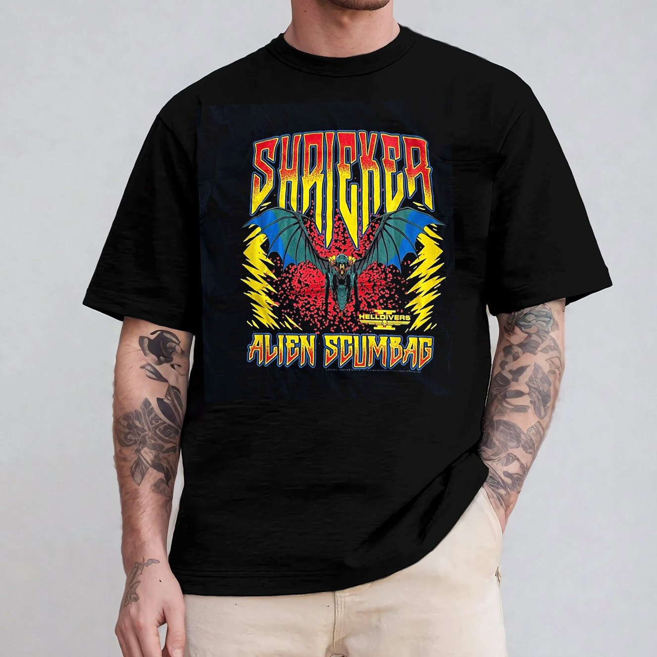 Helldivers 2 Shrieker Heavy Metal Unisex Shirt/Crewneck/Hoodie