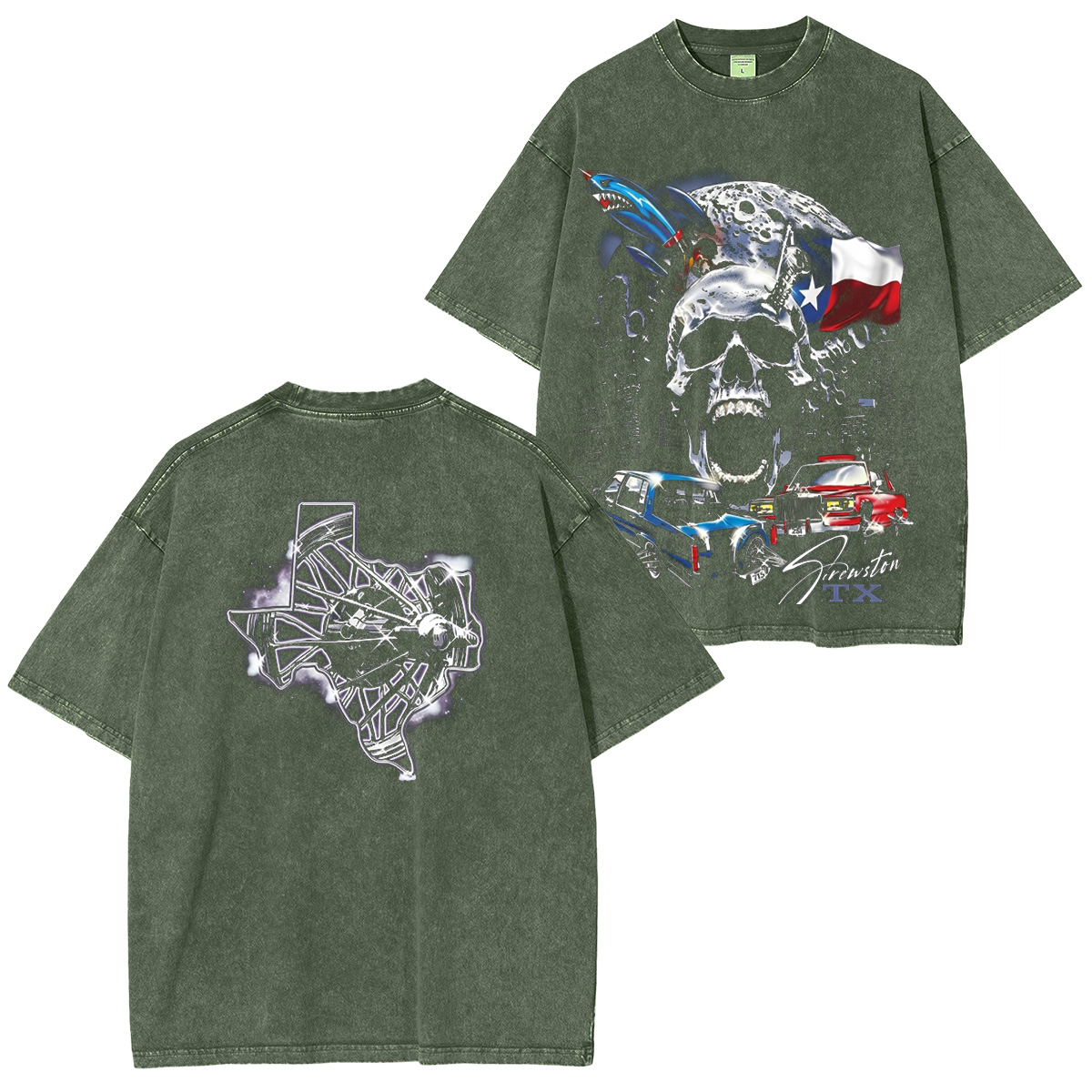 Screwston TX Cool Texas Washed T-shirt/Crewneck/Hoodie