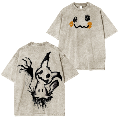 Mimikyu Halloween Washed T-Shirt