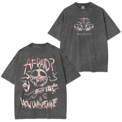 Buckshot Roulette Horror Game Washed Unisex T-Shirt