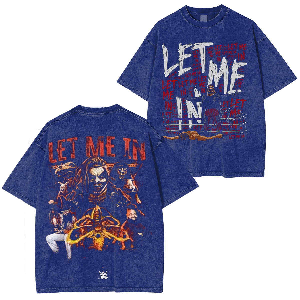 Bray Wyatt Let Me In Repeat Washed T-Shirt