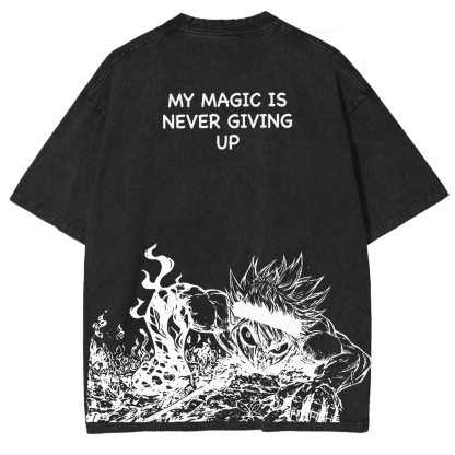 Black Clover Aska Vintage washed T-shirt/Crewneck/Hoodie