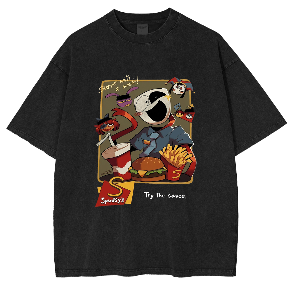 [Copy]Hinata Hyuga - Anime Double Printed Vintage Unisex Washed T-Shirt