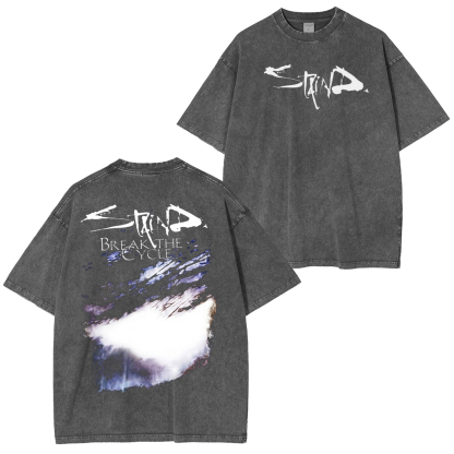 Retro Staind Break The Cycle Band Vintage Washed T-shirt/Crewneck/Hoodie