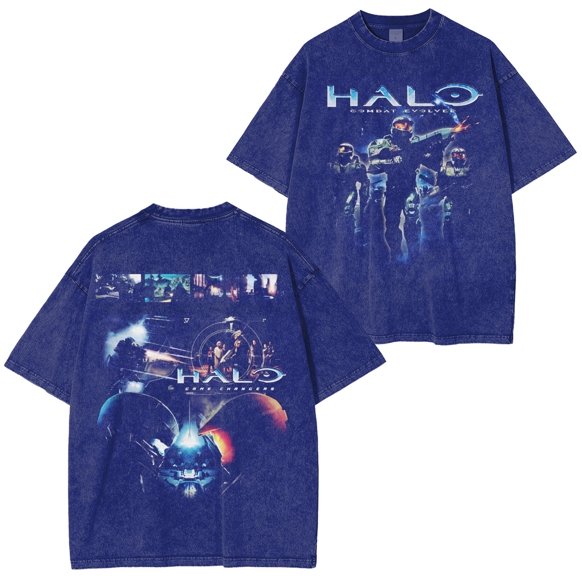 Hallo New Vegas Double Retro Washed T-Shirt