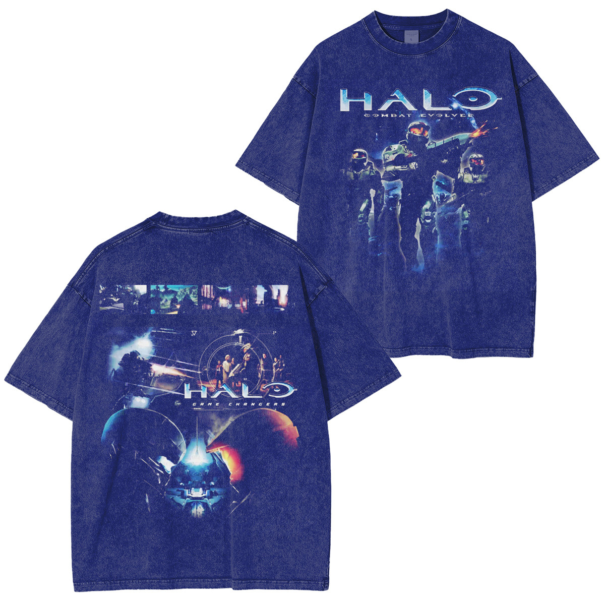 Hallo New Vegas Double Retro Washed T-Shirt