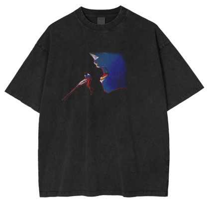 thesummerhikarudied:Hikaru and Yoshiki Official Art Double Retro Washed T-Shirt