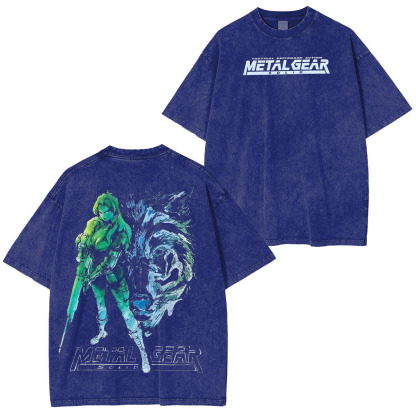 Legend Never Dies Metal Gear Boss Washed Unisex T-Shirt