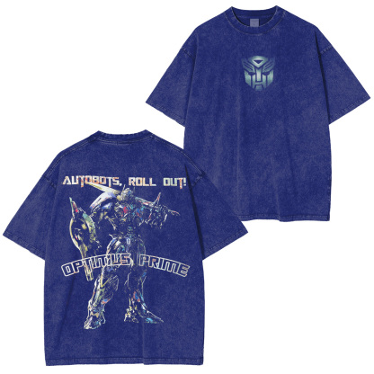 Optimus Prime Washed Unisex T-Shirt