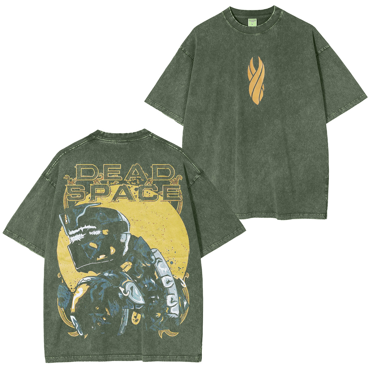 Retro The Dead Space Clothes Graphic Print T-Shirt