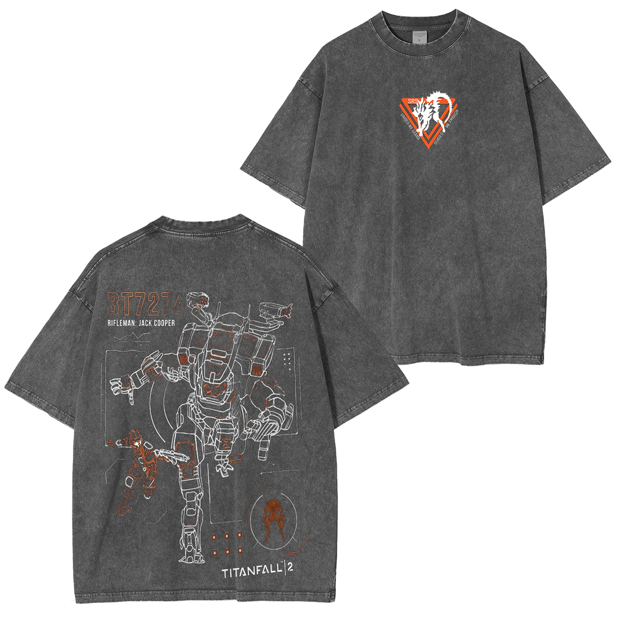 Titanfall2 Unisex Washed T-Shirt