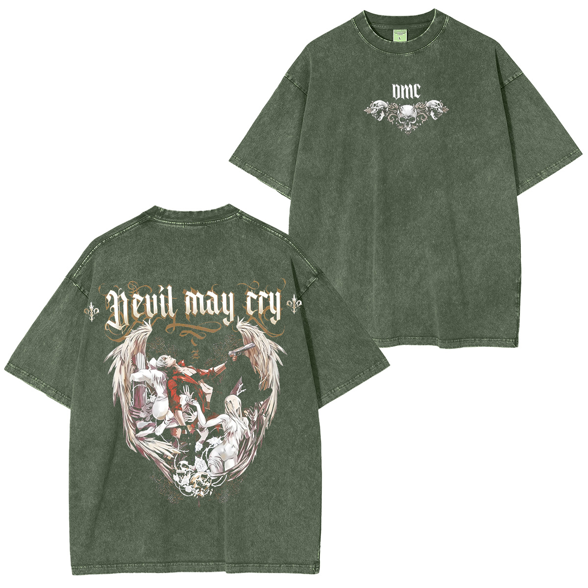 Dante Devil May Cry Vintage Unisex Washed T-Shirt