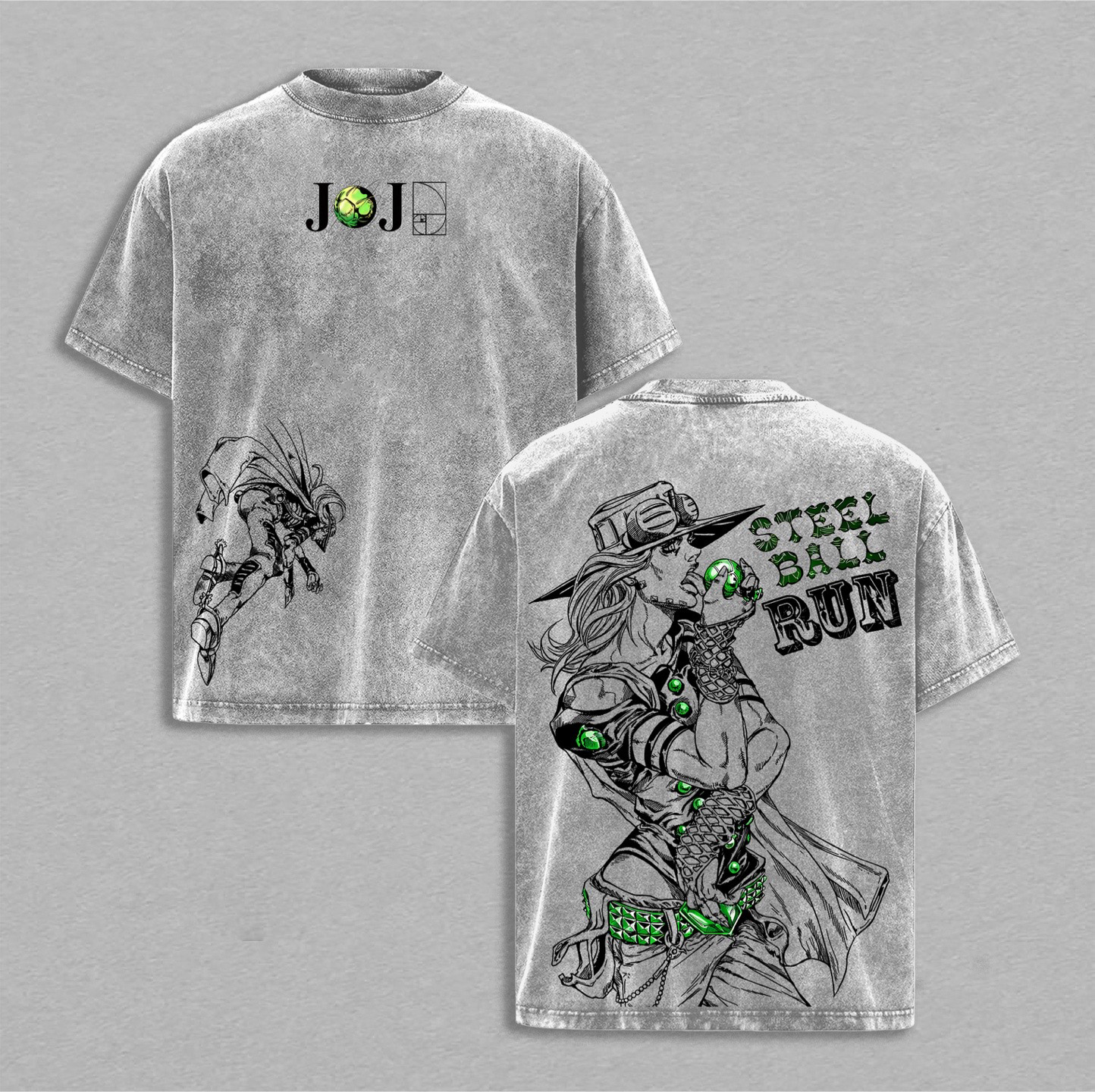JOJO Gyro Unisex  Washed T-Shirt