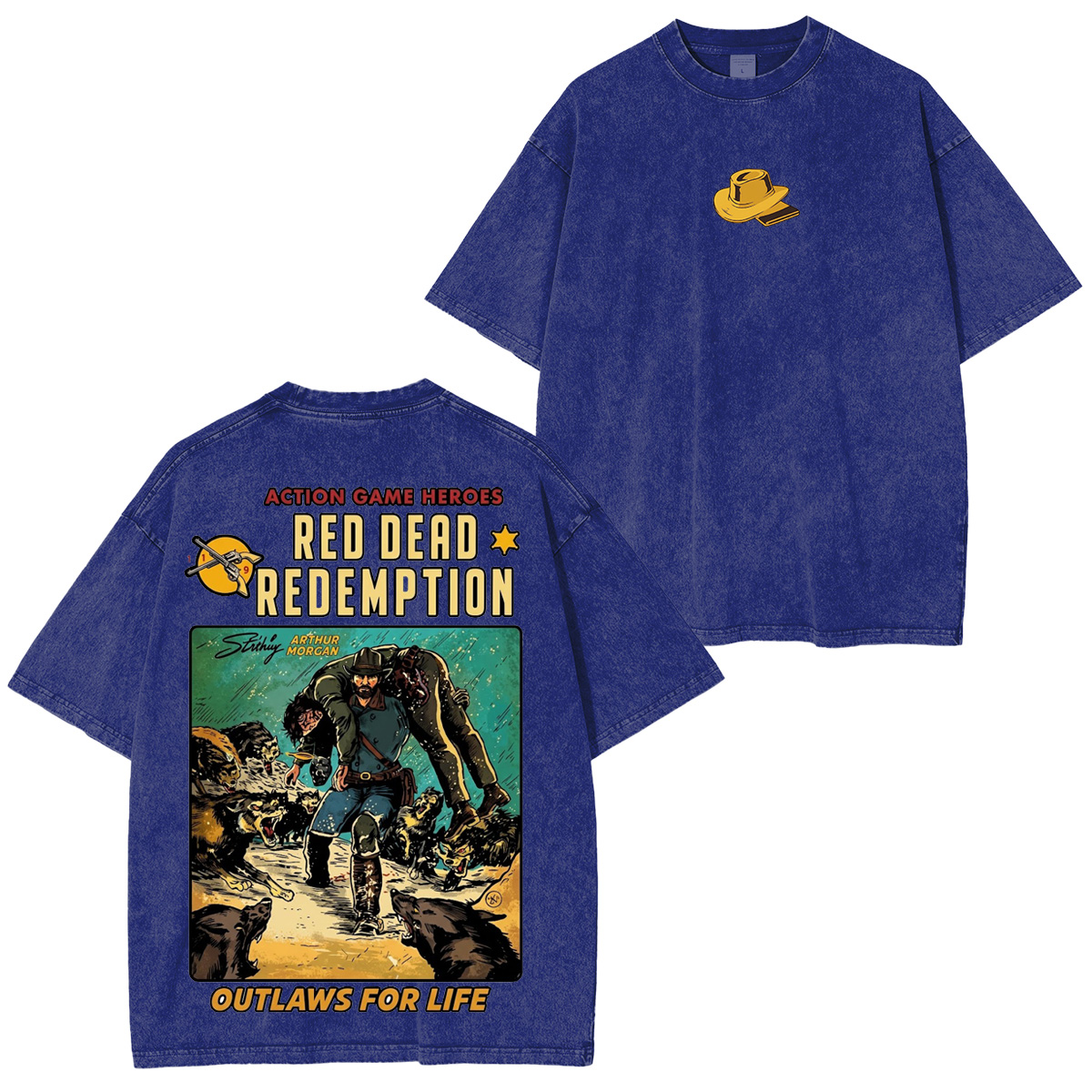 Arthur Morgan x Red Dead Redemption Vintage washed T-shirt/Crewneck/Hoodie