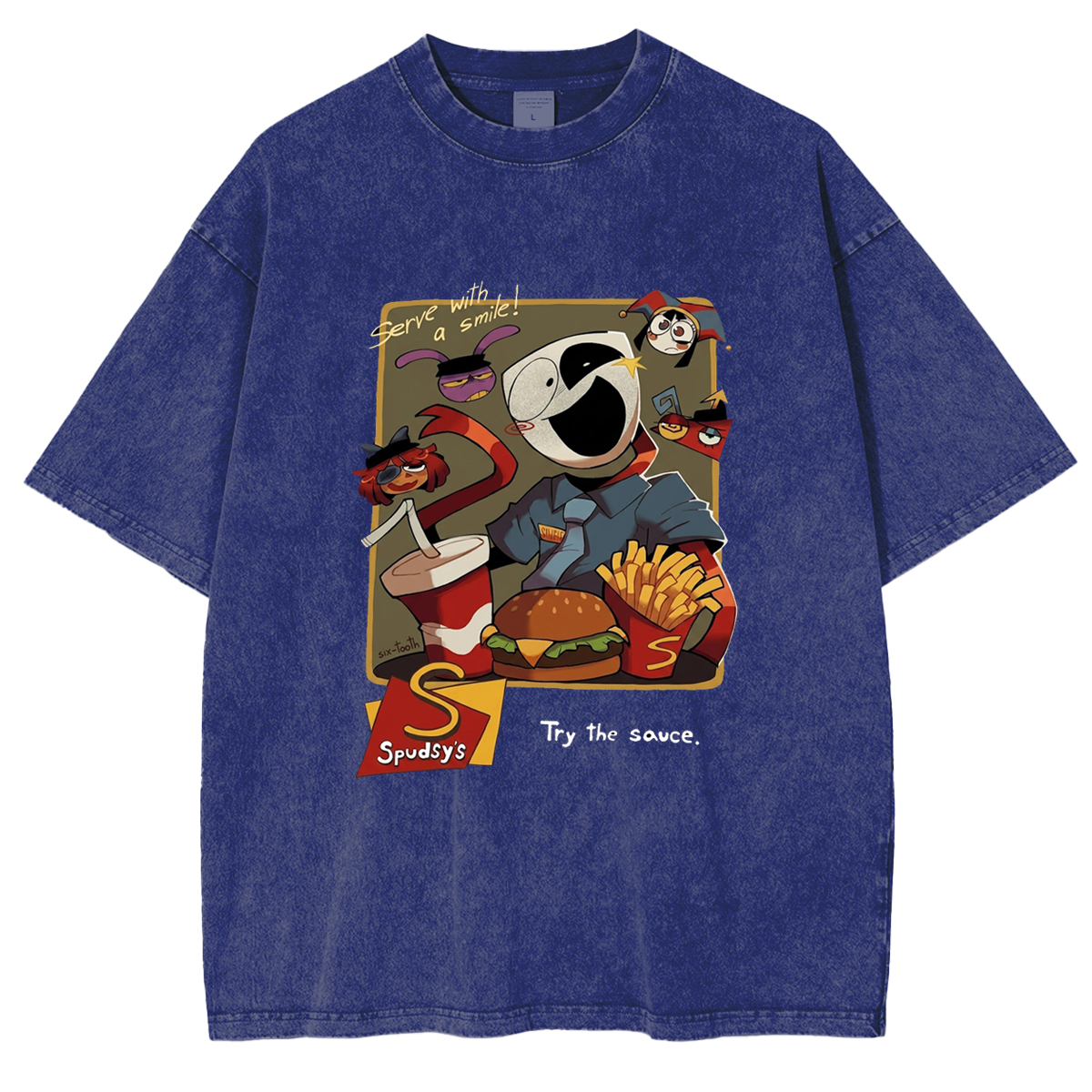 [Copy]Hinata Hyuga - Anime Double Printed Vintage Unisex Washed T-Shirt