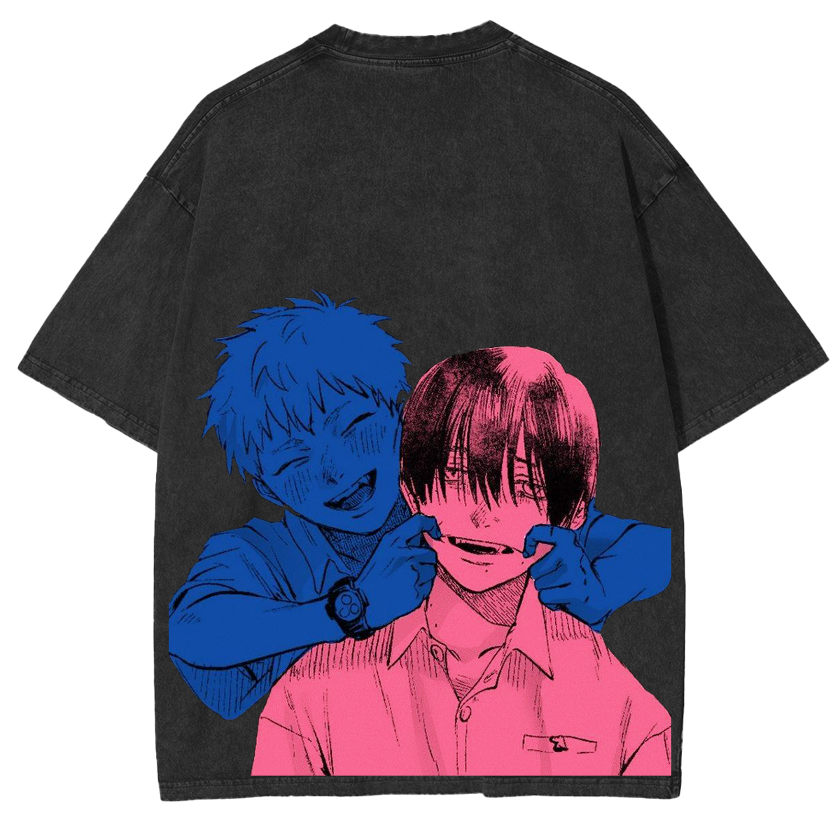 thesummerhikarudied:Hikaru and Yoshiki Official Art Double Retro Washed T-Shirt