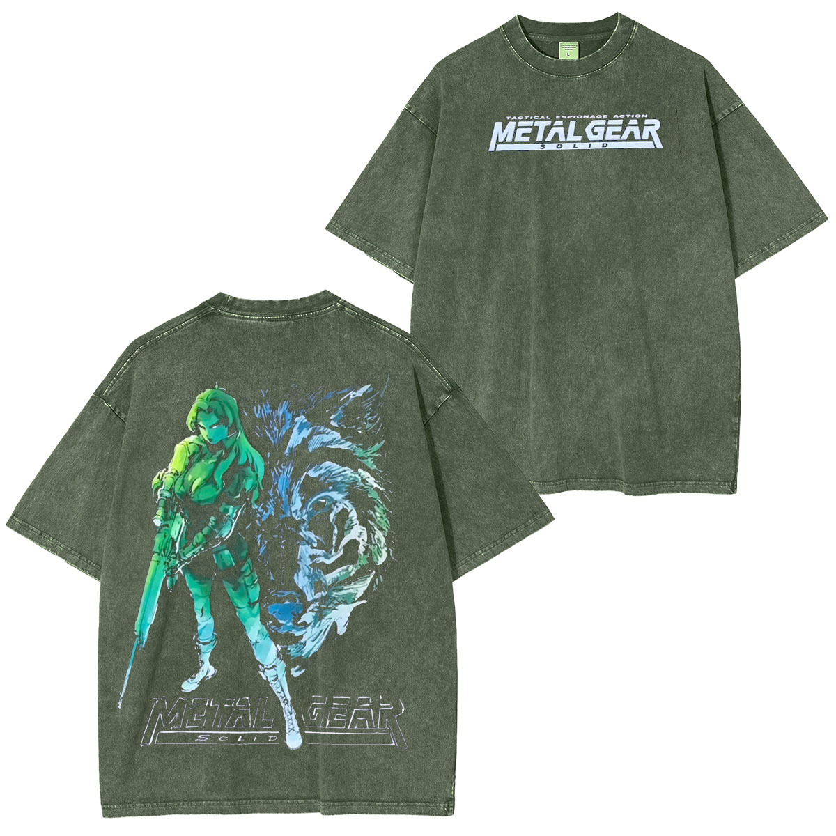 Legend Never Dies Metal Gear Boss Washed Unisex T-Shirt