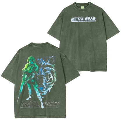 Legend Never Dies Metal Gear Boss Washed Unisex T-Shirt