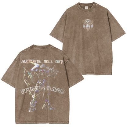 Optimus Prime Washed Unisex T-Shirt