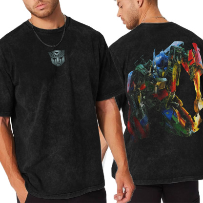 Autobots roll out transformers Washed Unisex T-Shirt