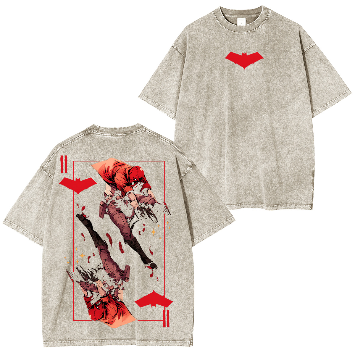 For the rebels & vigilantes ?C wear Red Washed Unisex T-Shirt