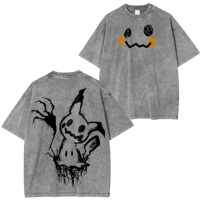 Mimikyu Halloween Washed T-Shirt