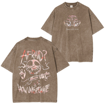 Buckshot Roulette Horror Game Washed Unisex T-Shirt